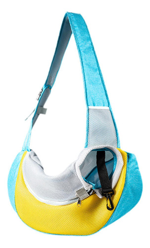 Pet Dog Slings Portador De Mochila Pequeña Mascota, Azul L