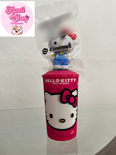Vaso Hello Kitty + Palomera Cinemex Original 2025 Nuevos (Usado)