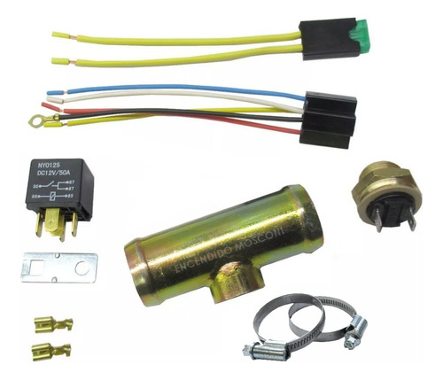 Kit Reforma Bulbo De Electro + Fusible + Relay + Ficha