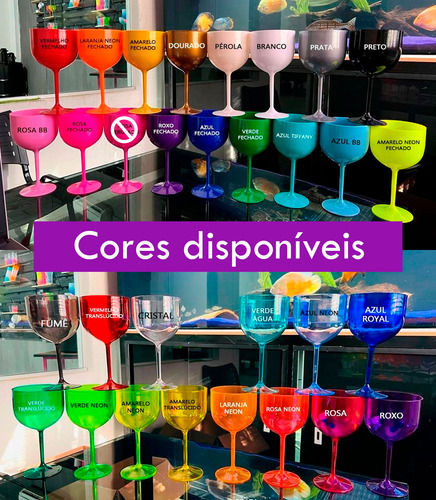 30 Taças De Gin Acrílico Personalizadas