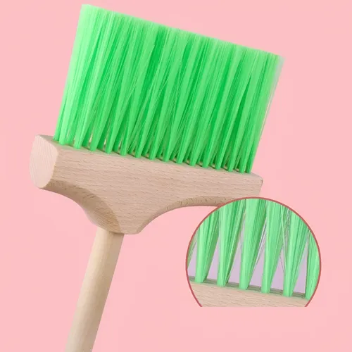 Set Aseo De Madera Limpieza Juguete Didáctico 6 Piezas