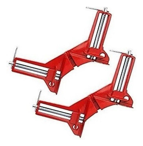 Pack 4 Prensas Esquinera Escuadra Sargento Para Unir Madera