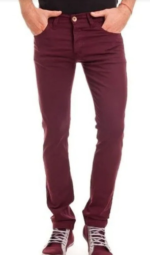 Pantalon Chupin Hombre Elastizado Color Be Yourself Tiendas