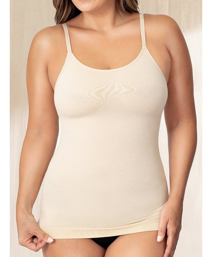 Body Con Control De Barriga Y Camiseta Sin Mangas Para Mujer
