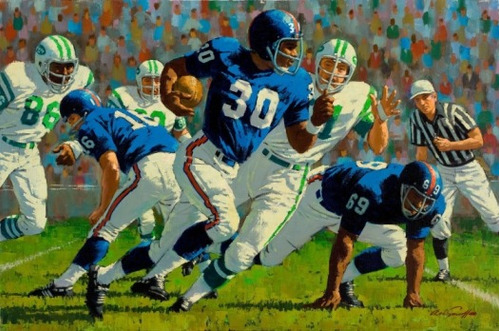 Futbol Americano Deportes Arthur Sarnoff - Lámina 45x30 Cm.