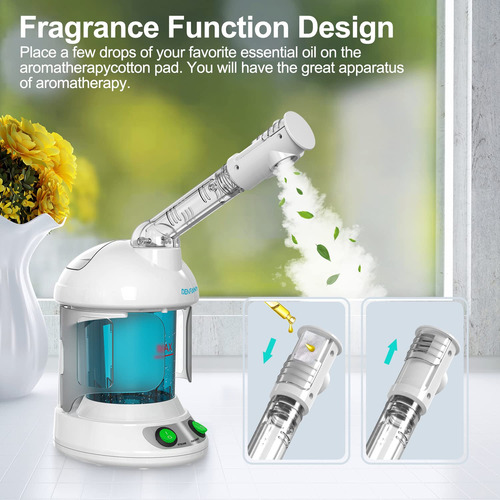Vaporizador Para Cabello Y Rostro Denfany 2 En 1 Con Ozono U