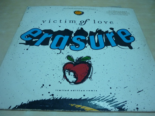 Erasure Victim Of Love Vinilo 12 Usa G+