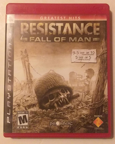 Juego Fisico Ps3 - Resistance - Fall Of Man -+ Manual (Usado)
