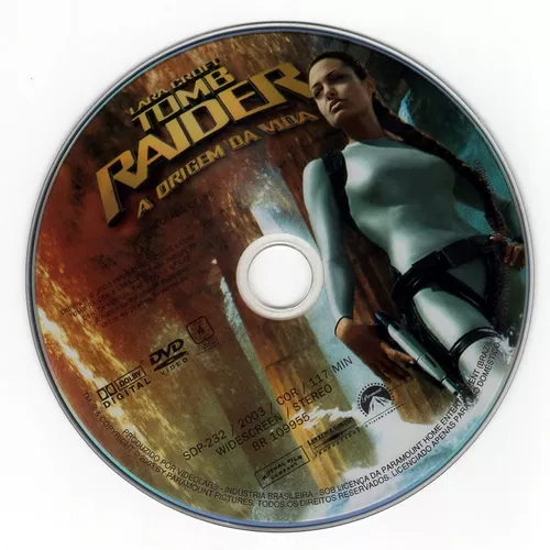 Blu-ray Lacrado Tomb Raider A Origem Da Vida Lara Croft Raro