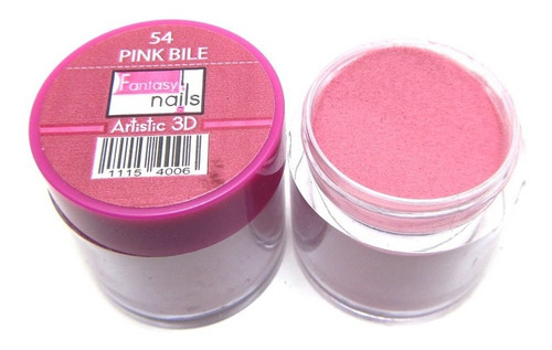 Acrilicos Para Uñas Artistic 3d , Fantasy Nails Color 54 Pink Bile