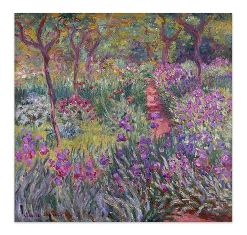 Cuadro Canvas El Jardín Del Artista En Giverny Monet 57x60