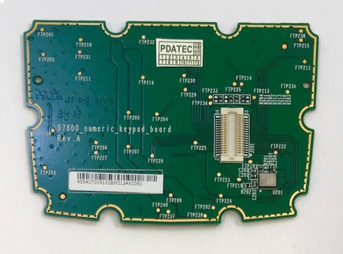 Placa Teclado Qwerty Coletor Honeywell Dolphin 7800