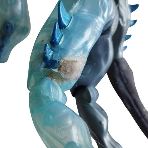 Max Steel, Elementor Agua Transparente (pierna Pegada) (Usado)