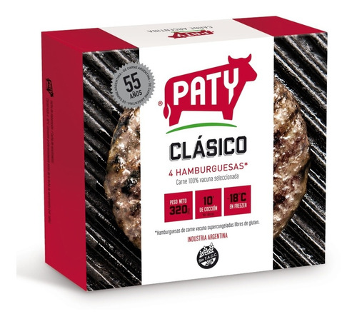 Hamburguesas Paty Promo X 30 Unidades + 30 Pan Fargo