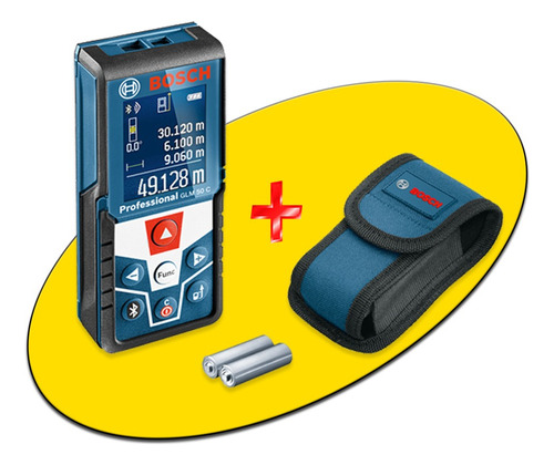 Medidor De Distancia Laser Cinta Metro Digital Bosch Glm 50 C Bolso Bluetooth Nivel Láser Manual Mano