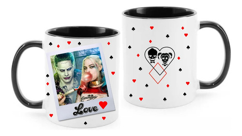 Caneca Namorados Arlequina E Coringa Casal Geek