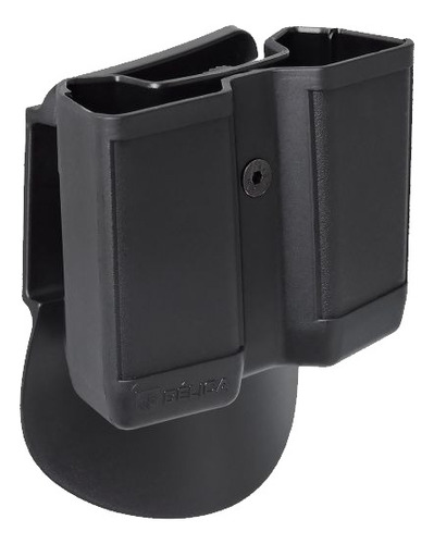Porta Mag Pistola Cintura Paddle Duplo Magazine Carregador