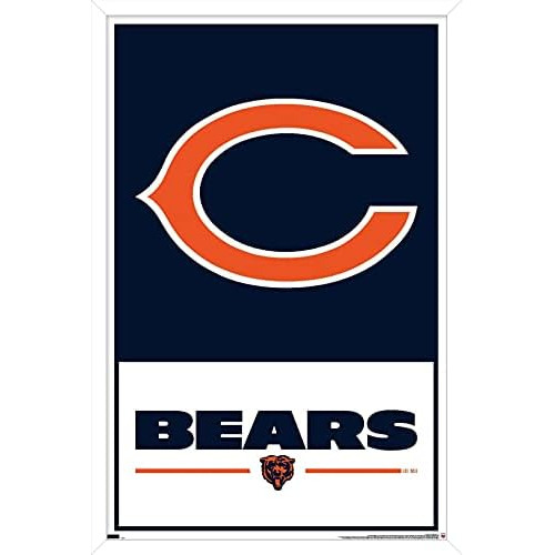 Nfl Chicago Bears-logo 21 Póster De Pared, 22.375  X 3...