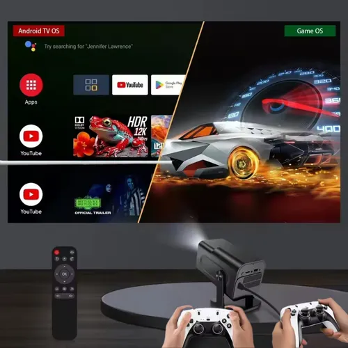 Proyector Mini Hcs350 Pro-gaming Wifi Android 12 Bt5.0