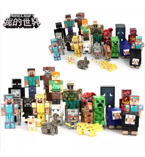 Bloques De Construcción Magnéticos Aleatorios De Minecraft 1