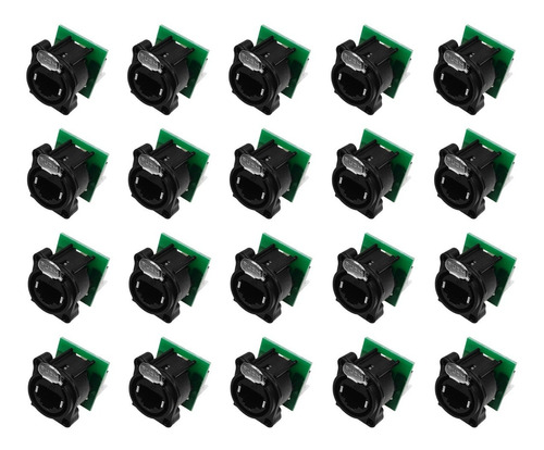 Venetian Let006 Rj45 Conector Rj 45 A Chasis Pbc X 20 Combo