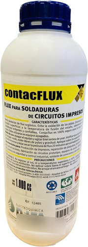 Contacflux Flux Para Soldaduras 1 Litro Circuitos Impresos