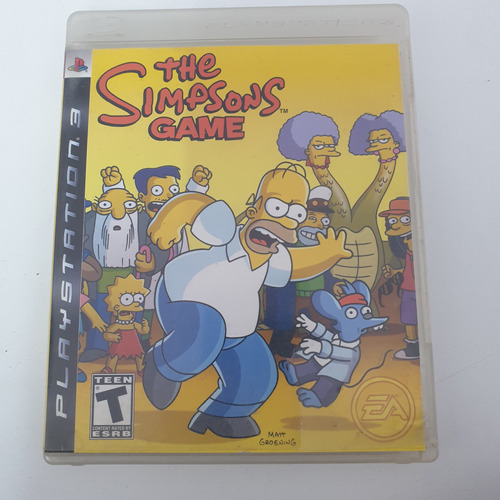 The Simpsons Game Ps 3 Fisico