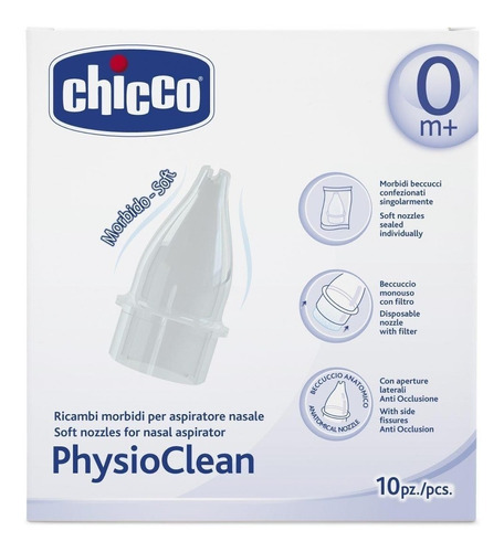 Repuestos Aspirador Nasal Tipo Tubo Chicco Physioclean