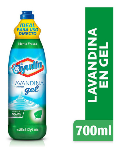 Lavandina En Gel Limpiador Ayudin Aroma Menta Fresca X 700ml