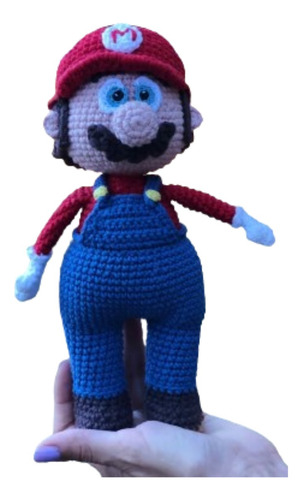 Mario Bros Amigurumi Muñeco Tejido