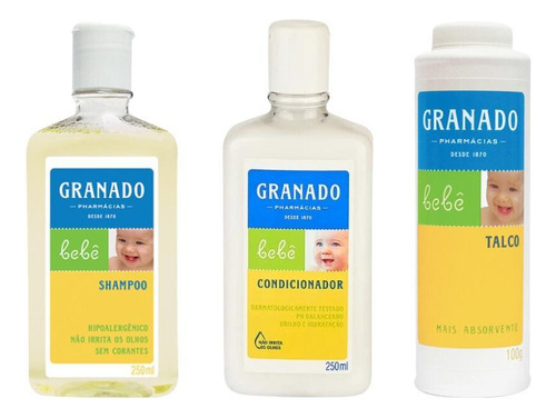  Kit Granado Babe Tradicional Shampoo+cond+talco