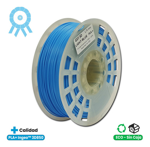 Filamento Gst 3d Pla+ Premium 320mt 1,75mm X1 Kg - Sin Caja