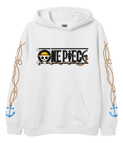 Sudadera One Piece capucha oversize print - Sudaderas - Hombre