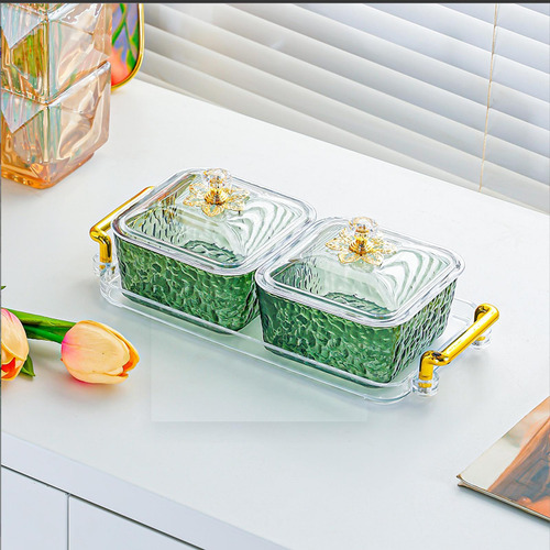 Bandeja Para Servir Refrigerios De Frutas Secas, Recipientes