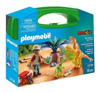 Playmobil 70108 Maletín Dinosaurios Y Explorador