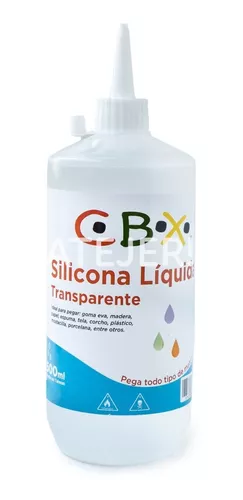 Pegamento Silicona Liquida Transparente 500 Ml