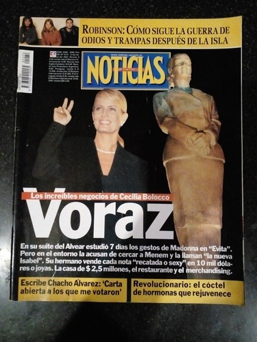 Revista Noticias   Nacha Guevara 12 5 2001 N1272