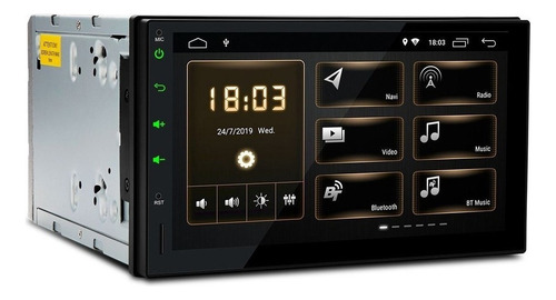 Estereo Android 9.0 Gps Wifi Internet 4g Touch Hd Radio Usb