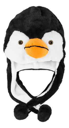 Pingüino Peluche Animal Invierno Esquí Sombrero Beanie Av.