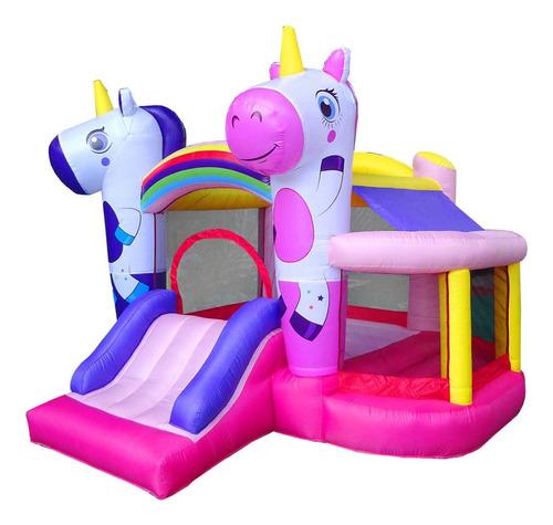 Casa Inflable De Rebote Para Ninos Con Tobogan Para Ninos, C