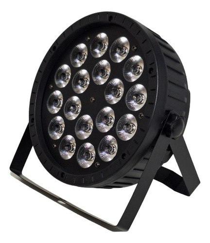 Refletor Led 18x12w Rgbw Bivolt Dmx Plug Powercon 