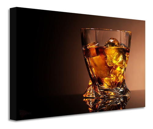 Cuadro Whisky Restaurante Bar Canvas Grueso 140x90 Wsh4