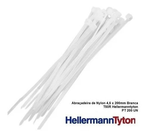 Abraçadeira Hellarman T50r 200un