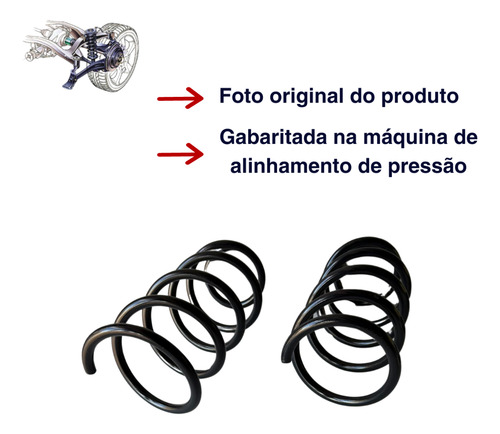 Kit Suspensão Onix 13 A 19 Molas Frente E Traseira