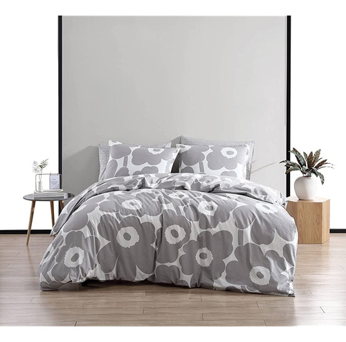 Marimekko - Set De Edredón Queen, Ropa De Cama De Algodón Co