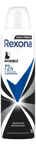 Antitranspirante roll on Rexona Invisible suave pack de 3 u
