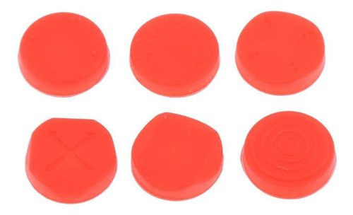 Fwefww 6pcs Thumb Grips Analógico Compatible Con