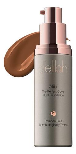 Delilah Alibi The Perfect Cover Foundation - Umber - 1 Oz /
