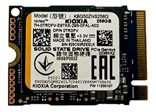 Ssd Interno Kioxia 256gb M.2 Pci-e Nvme Para Steam Deck