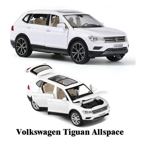 Vw Volkswagen Tiguan Miniatura Metal Coche Con Luz Y Sonido